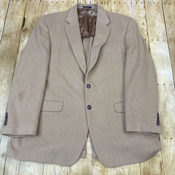 Ralph Lauren Camel Hair Blazer Loro Piana 44R Black Label - Picture 1 of 14